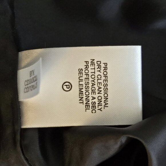 Calvin Klein Women’s Black Dress Fit and Flare Vertical Seam Detail | Size 14 - Picture 10 of 11